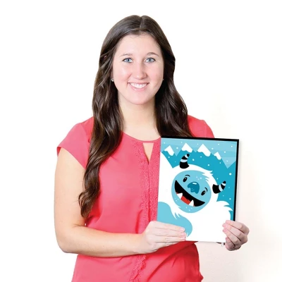 Big Dot Of Happiness Yeti To Party - Mountain Nursery Wall Art And Abominable Snowman Kids Room Decor - 7.5 X 10 Inches - Set Of 3 Prints 6 Big Dot Of Happiness Yeti To Party - Mountain Nursery Wall Art And Abominable Snowman Kids Room Decor - 7.5 X 10 Inches - Set Of 3 Prints - Image 4