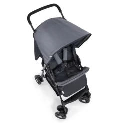 Hauck Sport T13 Lightweight Compact Foldable Stroller Pushchair With UV Protected Canopy And Swiveling And Lockable Front Wheels, Charcoal Stone -Baby World Shop GUEST 6519cc1d eef6 4ec0 bf97 6908fa779f7b