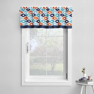 Bacati - Liam Aqua Orange Navy 6 Pc Crib Bedding Set With Long Rail Guard Cover 12 Bacati - Liam Aqua Orange Navy 6 Pc Crib Bedding Set With Long Rail Guard Cover - Image 10