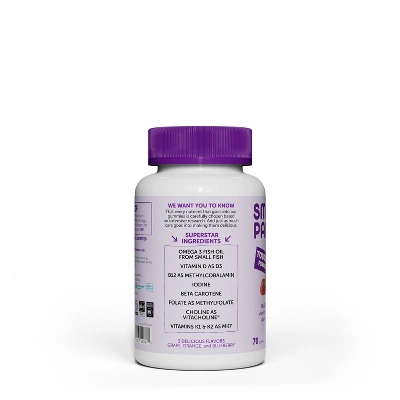 SmartyPants Toddler Formula Multivitamin Gummies - Grape, Blueberry, & Orange - 70ct 5 SmartyPants Toddler Formula Multivitamin Gummies - Grape, Blueberry, & Orange - 70ct - Image 3