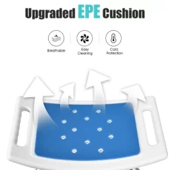 Costway Shower Bath Chair 6 Adjustable Height Bathtub Stool Bench Non-Slip Padded Seat -Baby World Shop GUEST 6739c1a8 213f 4cd4 ae0d 3b6bbc42c6d5