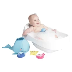 Manhattan Toy Neoprene Whale 5 Piece Floating Spill N Fill Bath Toy With Quick Dry Sponges And Squirt Toy -Baby World Shop GUEST 680bb18e 08ff 43c6 9ba3 b5acd0ae0e69