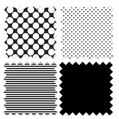Bacati - Dots/Pin Stripes Black/White Large Dots Changing Pad Cover 10 Bacati - Dots/Pin Stripes Black/White Large Dots Changing Pad Cover - Image 8