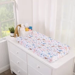 Carter's™ Carter's Tropical Super Soft Changing Pad Cover - Pink -Baby World Shop GUEST 68d6a6c6 9e45 4a24 8275 192074011898