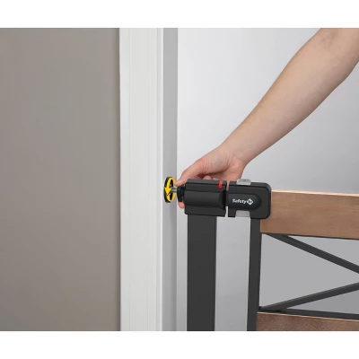 Safety 1st Easy Install Modern Farmhouse Gate, Fits Between 29" And 37" 5 Safety 1st Easy Install Modern Farmhouse Gate, Fits Between 29" And 37" - Image 3