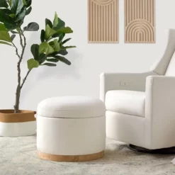 Babyletto Naka Storage Ottoman With Light Wood Base - Greenguard Gold Certified 14 Babyletto Naka Storage Ottoman With Light Wood Base - Greenguard Gold Certified -Baby World Shop GUEST 69bd1c7f c382 4512 88cf fe9f549ea0d0