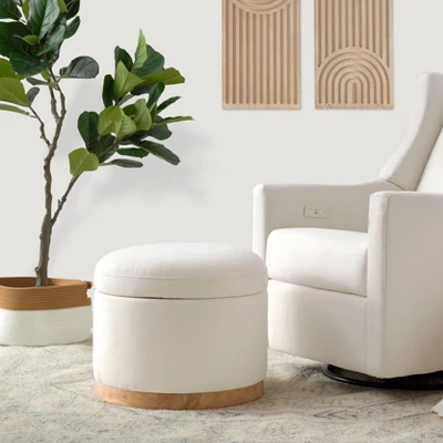 Babyletto Naka Storage Ottoman With Light Wood Base - Greenguard Gold Certified 5 Babyletto Naka Storage Ottoman With Light Wood Base - Greenguard Gold Certified - Image 3