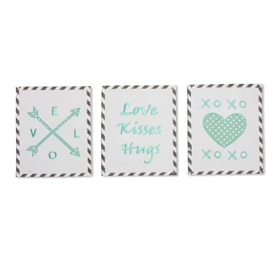 Bacati - Love Gray Mint 10 Pc Crib Bedding Set With 2 Crib Fitted Sheets 11 Bacati - Love Gray Mint 10 Pc Crib Bedding Set With 2 Crib Fitted Sheets - Image 9