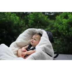 7AM Enfant Nido Cloud Blanket Wrap - Heather Gray - Large -Baby World Shop GUEST 6b3359fd f16e 43a7 930a 683bbfe11829