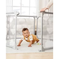 Skip Hop Play Enclosure Expandable Baby Gate - Gray