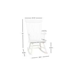 Gift Mark Modern Wooden Rocking Chair - Gray -Baby World Shop GUEST 6b8ef468 9bdc 44cf a30d a075c51699f5