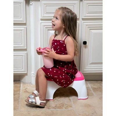 Nuby Toilet Step Stool - Pink 7 Nuby Toilet Step Stool - Pink - Image 5