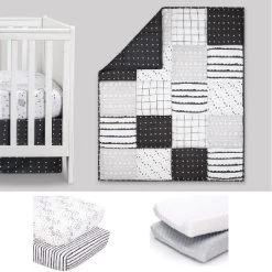 The Peanutshell Preston Black & White Crib Bedding Set, 4pc To 12 Pc 26 The Peanutshell Preston Black & White Crib Bedding Set, 4pc To 12 Pc -Baby World Shop GUEST 6d62c9a6 cffe 4857 ae59 bcc94a0fc1d3