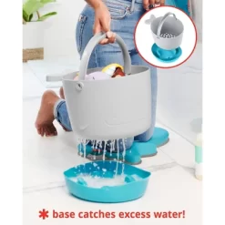 Skip Hop Moby Stowaway Bath Toy Bucket - Gray 13 Skip Hop Moby Stowaway Bath Toy Bucket - Gray -Baby World Shop GUEST 6de79ed7 85d2 412e ae07 e4b01ccb6ea9