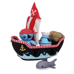 Manhattan Toy Neoprene Pirate Ship 5 Piece Floating Spill N Fill Bath Toy With Quick Dry Sponges And Squirt Toy -Baby World Shop GUEST 6ead8fd1 34a6 4459 b1f8 b853b45ea326