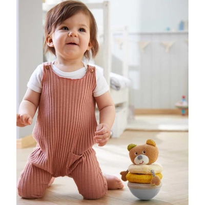 HABA Roly Poly Bear Soft Wobbling & Chiming Baby Toy 7 HABA Roly Poly Bear Soft Wobbling & Chiming Baby Toy - Image 5