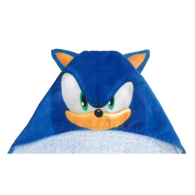 Sonic The Hedgehog Hooded Bath Towel 3 Sonic The Hedgehog Hooded Bath Towel