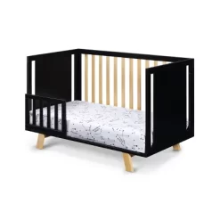 Suite Bebe Livia 3-in-1 Convertible Island Crib - Black/Natural -Baby World Shop GUEST 723afb4b e4c7 4ee8 90e3 d4095ead9cb7