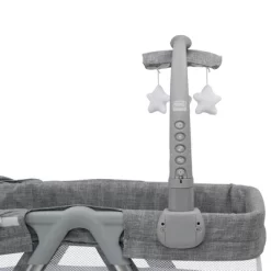 Simmons Kids' City Sleeper Bassinet - Gray Tweed -Baby World Shop GUEST 731b667a be36 47ed 9daf 40b44fd994f3