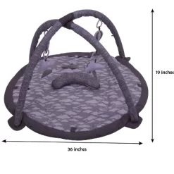 Bacati - Baby Activity Gyms & Playmats (Clouds In The City White/Grey) -Baby World Shop GUEST 778426c5 0a0d 4119 a6a1 fc4fc79e0760