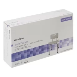 McKesson Bath Bench With Removable Back Shower Chair, 1 Count -Baby World Shop GUEST 7806544f 475d 4abc b0ff f4f52b702c55