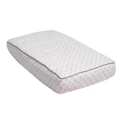 Bacati - Hearts Quilted Muslin Changing Pad Cover Gray -Baby World Shop GUEST 780d07a9 b9af 412d 807e 6f2c47057ab8
