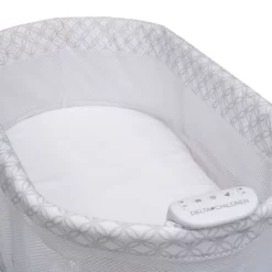 Delta Children Sweet Dreams Bassinet With Airflow Mesh - Gray Infinity -Baby World Shop GUEST 78c0cd6d f8c7 4cce b1cc b0292cbe6227