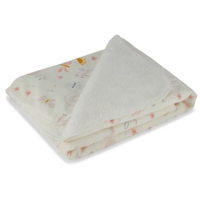 Chick Pea Lovey Faux-shearling Baby Blanket For Girl Comforting Plush Microfibers 5 Chick Pea Lovey Faux-shearling Baby Blanket For Girl Comforting Plush Microfibers - Image 3