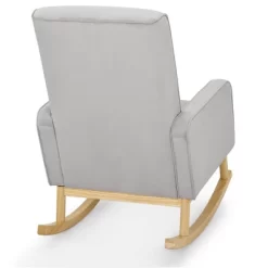 Delta Children Drew Rocking Chair - Cloud Gray And Natural -Baby World Shop GUEST 7af1cd84 130b 4f11 a2e6 58aef41c5879