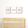 Big Dot Of Happiness Hello Little One - Pink And Gold - Baby Girl Nursery Wall Art & Kids Room Decor - Gift Ideas - 7.5 X 10 Inches - Set Of 3 Prints -Baby World Shop GUEST 7b0de30d 274a 4669 a940 2d41b24c6525