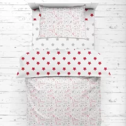 Bacati - Baseball Red/Gray Muslin 4 Pc Toddler Bedding Set -Baby World Shop GUEST 7b4e5019 d872 4acf 8fc7 94dbea965f6e