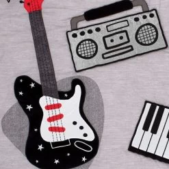 Lambs & Ivy Rock Star Musical Instruments 3-Piece Baby Crib Bedding Set - Gray 14 Lambs & Ivy Rock Star Musical Instruments 3-Piece Baby Crib Bedding Set - Gray -Baby World Shop GUEST 7ba82bf0 9307 4ebe 8b7c da8767205585