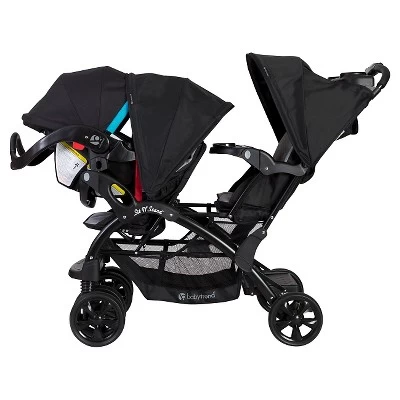 Baby Trend Sit N' Stand Double Stroller - Moonstruck 3 Baby Trend Sit N' Stand Double Stroller - Moonstruck