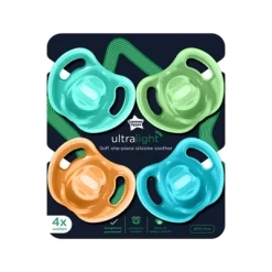 Tommee Tippee Ultra-Light Silicone Baby Pacifier 18-36m - Blue/Green - 4pk -Baby World Shop GUEST 7cacdb55 8d1a 4eee 813b 52d4ca4ec74c 1