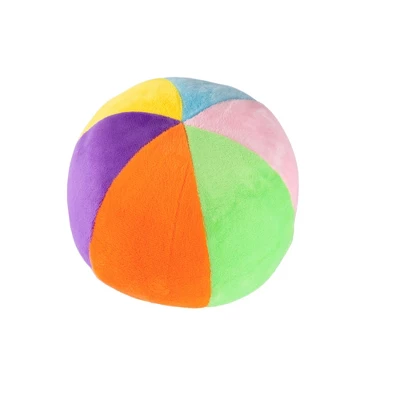 Plush Creations Rainbow Fabric Ball Rattle, Ages 0-36 Months 3 Plush Creations Rainbow Fabric Ball Rattle, Ages 0-36 Months