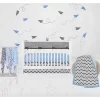 Bacati - Ikat Dots Zebra Blue Grey Muslin Boys 8 Pc Crib Set With Crib Rail Guard -Baby World Shop GUEST 7d16d3aa d778 41c4 b248 b5152ec3e2da