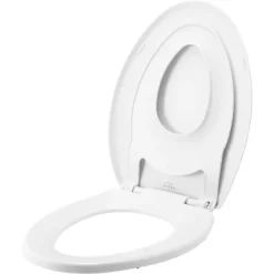 Mayfair By Bemis Little2Big Never Loosens Elongated Plastic Children's Potty Training Toilet Seat With Slow Close Hinge - White -Baby World Shop GUEST 7d93c3eb a68f 42c6 88ad 3b16e6ad1a74