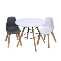 3pc Modern Kids' Round Table And Chair Set - Gift Mark -Baby World Shop GUEST 7da3cabe 46e5 48d1 a945 b8787e7812f7