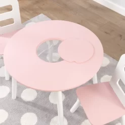 Round Storage Table And Chair Set White/Pink - KidKraft 14 Round Storage Table And Chair Set White/Pink - KidKraft -Baby World Shop GUEST 7e4f9579 3256 4a09 80a3 f3c90da64893