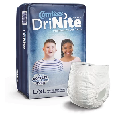 Comfees DriNite Juniors Youth Absorbent Underwear Large / X-Large 5 Comfees DriNite Juniors Youth Absorbent Underwear Large / X-Large - Image 3