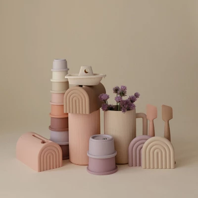 Mushie Bath Rinse Cup 3 Mushie Bath Rinse Cup