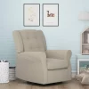 Baby Relax Eden Nursery Tufted Wingback Gliding Chair