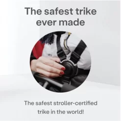 SmarTrike STR5 6 In 1 Foldable Toddler Stroller Tricycle Combination With 1 Hand Steering Shock Absorbency And 5 Point Harness, Black And White -Baby World Shop GUEST 82927393 c0a2 45b4 a0e3 2280188da341