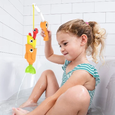 Yookidoo Catch 'N' Sprinkle Fishing Set Bath Toy 3 Yookidoo Catch 'N' Sprinkle Fishing Set Bath Toy