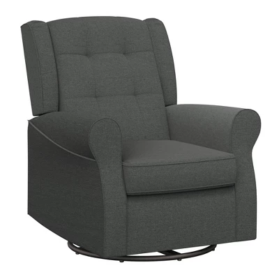 Baby Relax Eden Nursery Tufted Wingback Gliding Chair 14 Baby Relax Eden Nursery Tufted Wingback Gliding Chair - Image 12