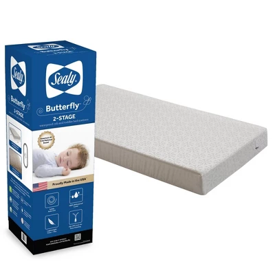 Sealy Butterfly 2-Stage Cotton Ultra Firm Crib And Toddler Mattress 8 Sealy Butterfly 2-Stage Cotton Ultra Firm Crib And Toddler Mattress - Image 6