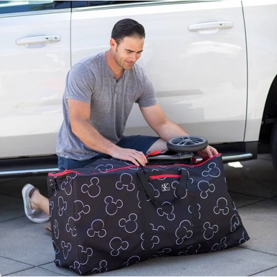 Disney Baby + J.L. Childress Single & Double Stroller Travel Bag - Mickey Black 4 Disney Baby + J.L. Childress Single & Double Stroller Travel Bag - Mickey Black - Image 2