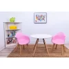 3pc Modern Kids' Table And Chair Set With Beech Legs Pink - Gift Mark 2 3pc Modern Kids' Table And Chair Set With Beech Legs Pink - Gift Mark -Baby World Shop GUEST 85209b2b 7500 4e67 987f cecf58ba485e