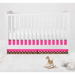 Bacati - Ladybugs Pink Chocolate 6 Pc Crib Bedding Set With Long Rail Guard Cover -Baby World Shop GUEST 86a25a2e 859d 486f 920d 2d8a1621e1ac