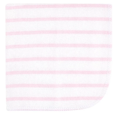 Hudson Baby Infant Girl Rayon From Bamboo Washcloth Bundle, Sea Shells, One Size 5 Hudson Baby Infant Girl Rayon From Bamboo Washcloth Bundle, Sea Shells, One Size - Image 3